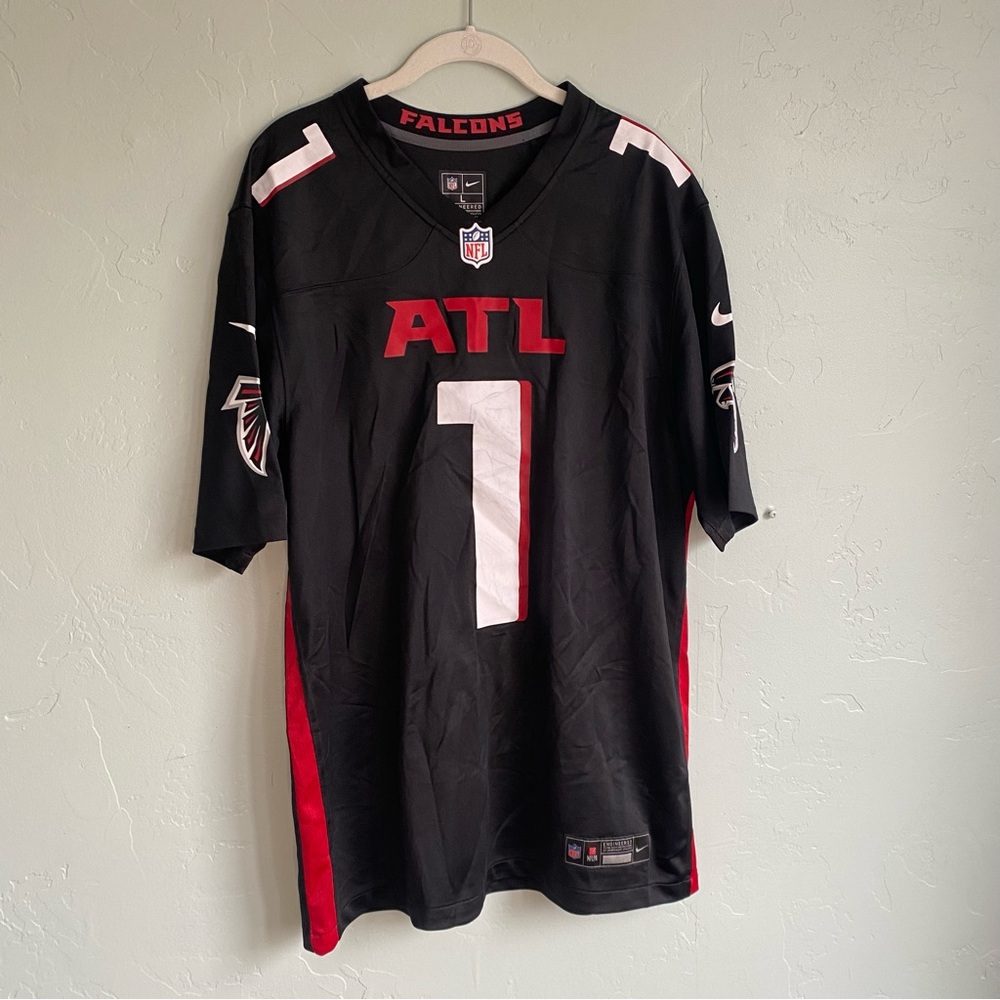 Black and Red Atlanta Falcons Jersey - New
